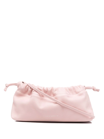 Studio Amelia Drawstring-fastening Crossbody Bag In Pink