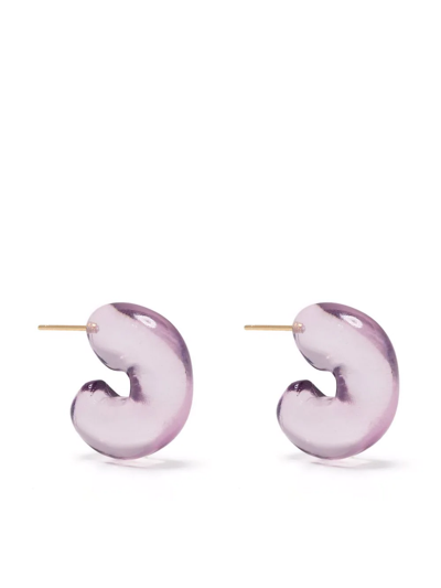 Rejina Pyo Volume Hoops Earrings In Purple