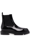 Givenchy High-shine Finish Boots In Black