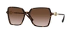 Versace Brown Gradient Square Ladies Sunglasses 0ve4396f 108/1358