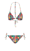 Valentino Archive Logo Print Bikini Set