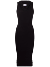 Wolford Midi Dress Featuring Daring Cut-outs In Schwarz