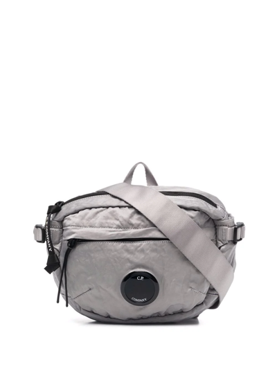 C.p. Company Lens-detail Shell Belt Bag In Grey