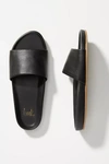 Beek Gallito Leather Slide Sandal In Black