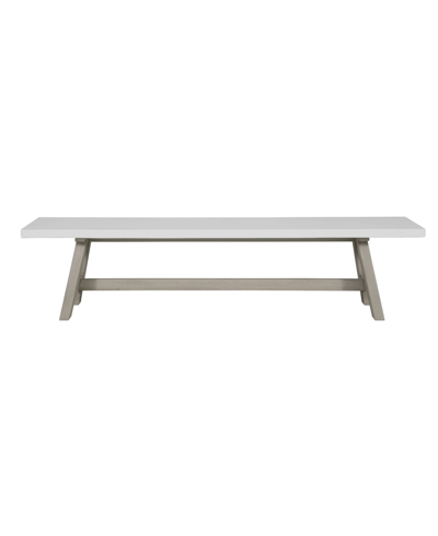 Unique Furniture Mills Bench In Gray