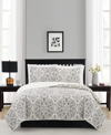 CANNON GRAMERCY 3 PIECE QUILT SET, FULL/QUEEN