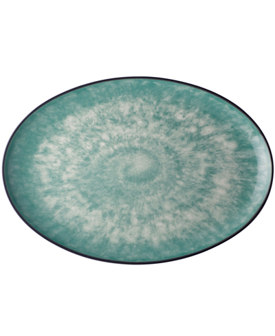 Noritake Colorkraft Essence Oval Platter, 16" In Jade