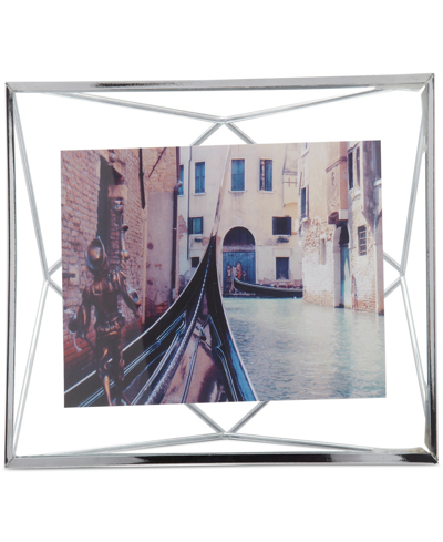 Umbra Prisma Picture Frame, 4" X 6" In Chrome