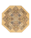 ADORN HAND WOVEN RUGS CLOSEOUT! ADORN HAND WOVEN RUGS MOGUL M152156 7'1" X 7'1" OCTAGON AREA RUG