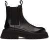 Marsèll Micarro Lug-sole Chelsea Boots In 666 Black