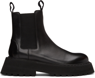 Marsèll Micarro Lug-sole Chelsea Boots In Black