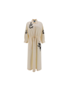 PRADA PRADA WOMEN'S WHITE OTHER MATERIALS DRESS,P3G73S22110M6F0304 40