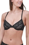 Skarlett Blue Dare Unlined Underwire Bra Black 32dd In Black