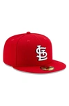NEW ERA YOUTH NEW ERA RED ST. LOUIS CARDINALS 2020 AUTHENTIC COLLECTION ON-FIELD 59FIFTY FITTED HAT