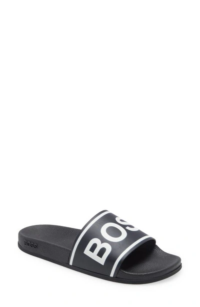 Hugo Boss Black & White Bay Slides