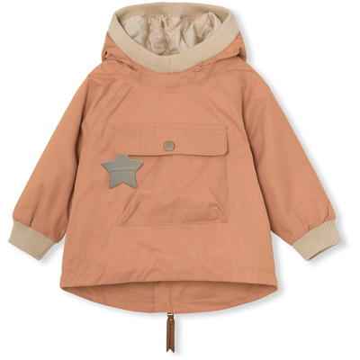 Mini A Ture Kids' Vito Anorak Toasted Nut In Orange