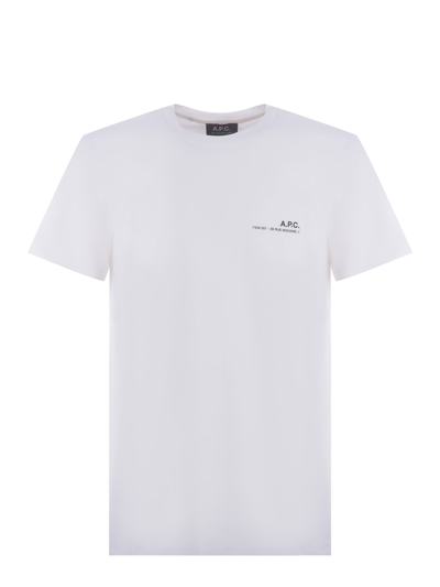 Apc . T-shirts And Polos In White