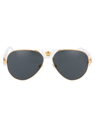 Versace 0ve2150q Sunglasses In Grey