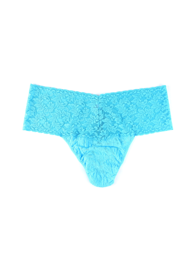 Hanky Panky Plus Size Retro Lace Thong In Multicolor