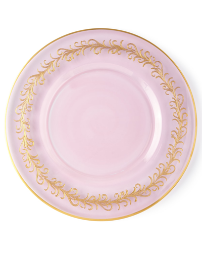 Neiman Marcus Blush Oro Bello Charger Plates, Set Of 4