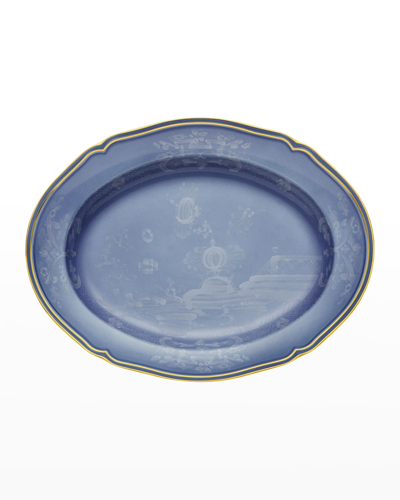 Ginori 15" Antico Doccia Shape Oval Flat Platter