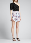 Iro Ruffled One-shoulder Blouse In Black