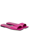 Attico Devon Flat Bottom Flip-flops In Fuchsia