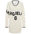 MM6 MAISON MARGIELA LOGO INTARSIA COTTON-BLEND jumper