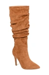 Journee Collection Collection Women's Tru Comfort Foam Extra Wide Calf Sarie Boot In Cognac