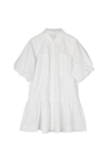 Crissy Poplin Dress Crissy Shirt Dress In White