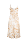 Spring 2022 Standard Eliza Essential Slip Dress In Shell Jumbo Moire