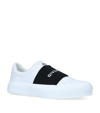 GIVENCHY LEATHER CITY COURT SLIP-ON SNEAKERS