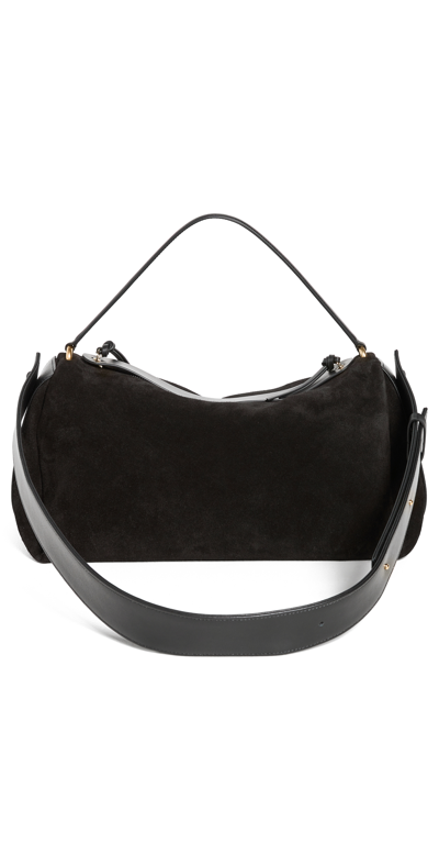 Neous Black Scorpius Leather Holdall Bag