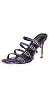 Aster Capri Sandals In Purple
