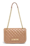 LOVE MOSCHINO DIAMOND QUILTED SHOULDER BAG