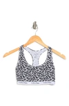 Calvin Klein Carousel Racerback Bralette In Ioo Paintbrush