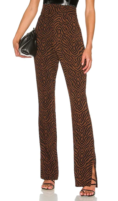 Lovers & Friends Fai Trouser Pant In Jules Tiger