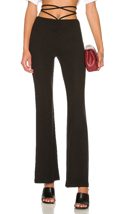 Superdown Regan Tie Strap Pant In Black