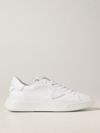 Philippe Model Temple Veau Leather Sneakers In White
