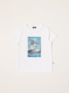 IL GUFO T-SHIRT IN COTTON WITH GRAPHIC PRINT,C70178001