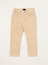 Fay Kids' 5-pocket Cotton Trousers In Beige