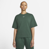 Nike Sportswear Essentials Women's Boxy T-shirt In Pro Green,white