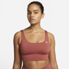Nike Essential Women's Scoop Neck Midkini Swim Top In Canyon Rust