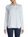 VINCE WOMEN'S SILK-BLEND BUTTON-DOWN SHIRT