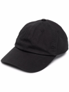 Acne Studios Curved-peak Baseball Cap In Schwarz