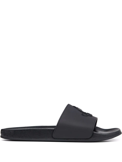 Jimmy Choo Port Slide Sandals In Black
