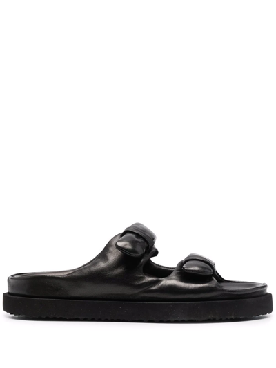 Officine Creative Padded Slip-on Sandals In Schwarz