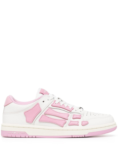 Amiri Skel-top Low Top Sneakers In Weiss