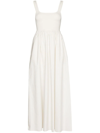 MATTEAU SQUARE-NECK SLEEVELESS MAXI DRESS