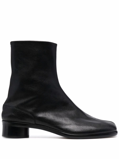 Maison Margiela Tabi 30mm Ankle Boots In Black